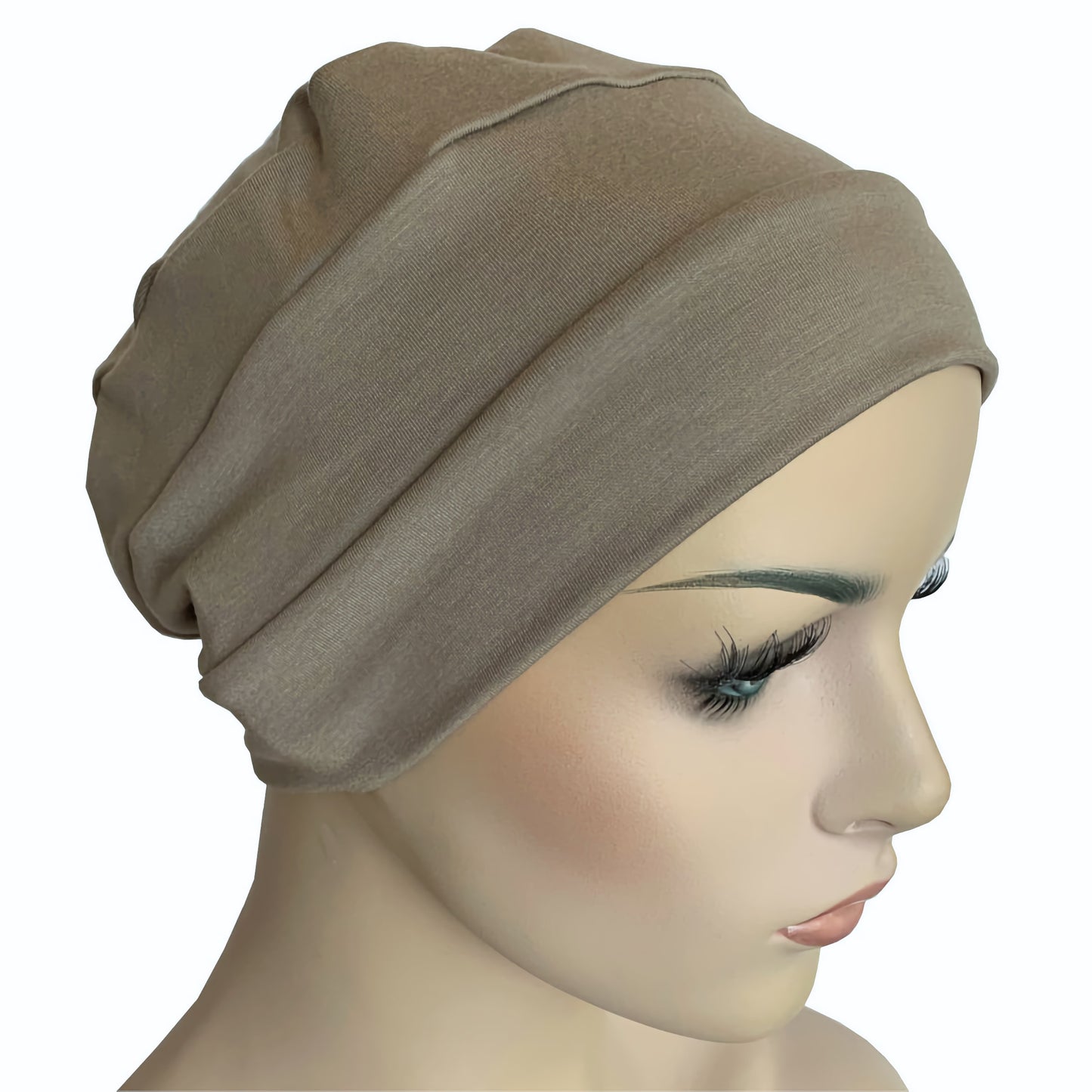 Bamboo Soft Cloche Cap - Fawn