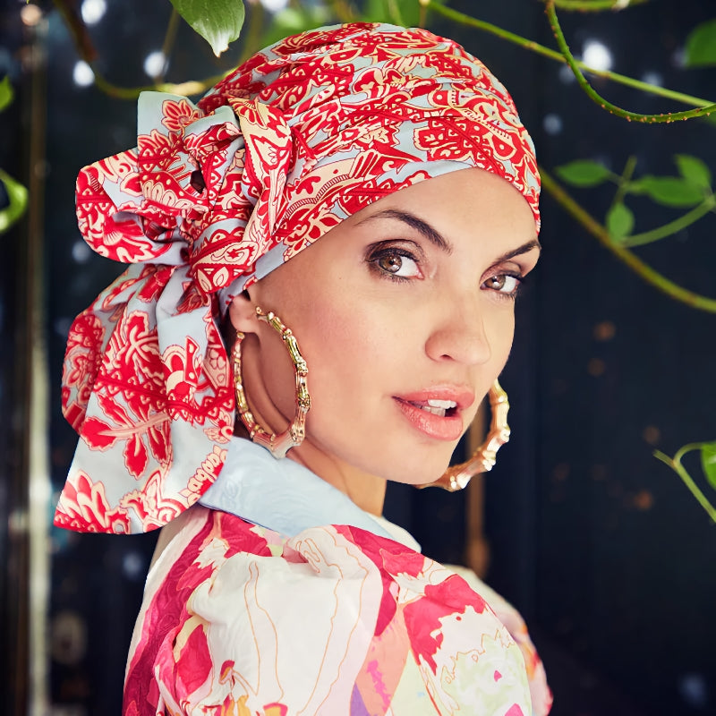 Christine - 8223 - HOCJUVELA SUMMER OASIS (OS) JUVELA - BOHO TURBAN SET PRINTED
