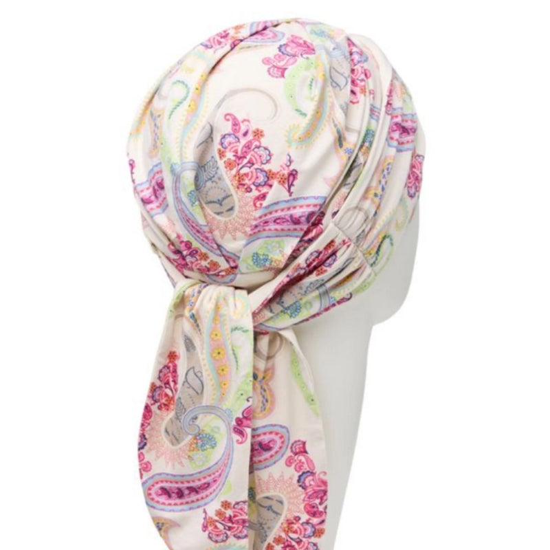 Christine - 8234 - HOCBEATRICE FAIRYTALE FUSION - BEATRICE TURBAN WITH RIBBONS
