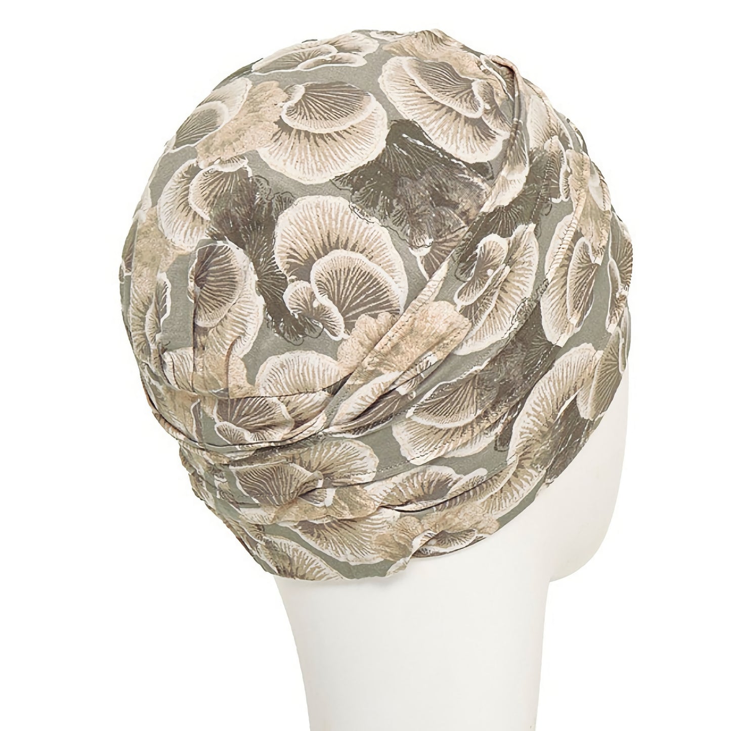 Christine - 8443 - HOC Lotus Turban - Organic Nature - LOTUS TURBAN PRINTED