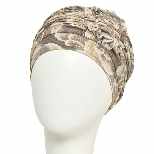 Christine - 8443 - HOC Lotus Turban - Organic Nature - LOTUS TURBAN PRINTED