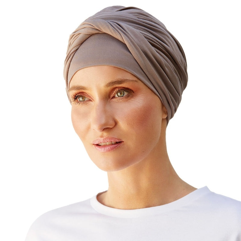 Christine - 8465 HOCSHAKTI TURBAN - TAUPE