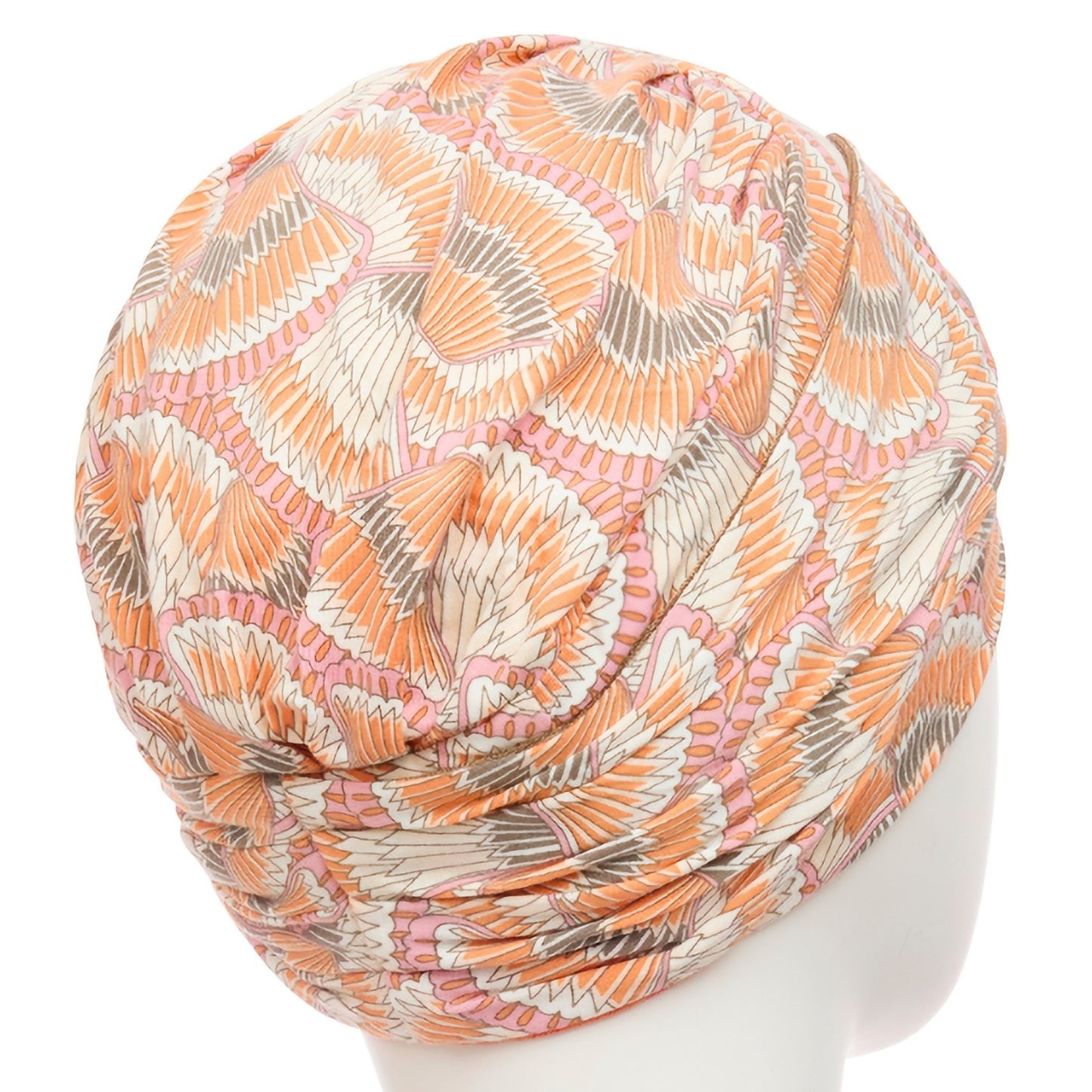 Christine - 107185 - 1418-4022 - HOC SHAKTI TURBAN - ORANGE ELEMENTS