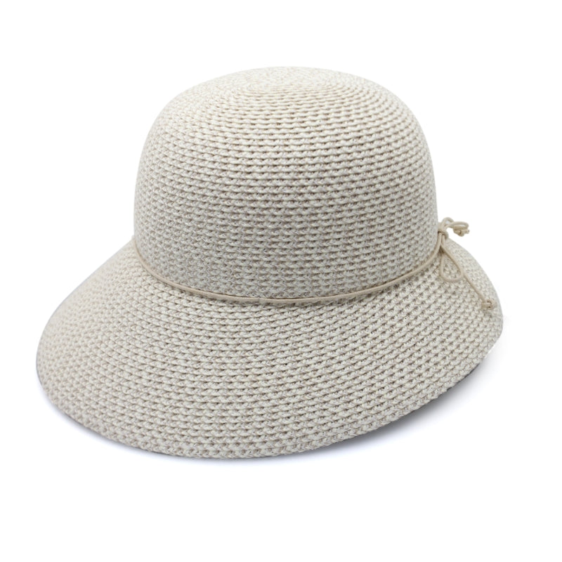 CANCER COUNCIL SUN-SAFE HATS - 32737 PL402 ORA BUCKET IVORY M/L