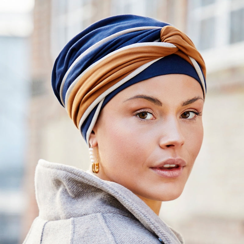Christine - 8446 - HOCV ELLA NAVY (OS) - VIVA ELLA TURBAN