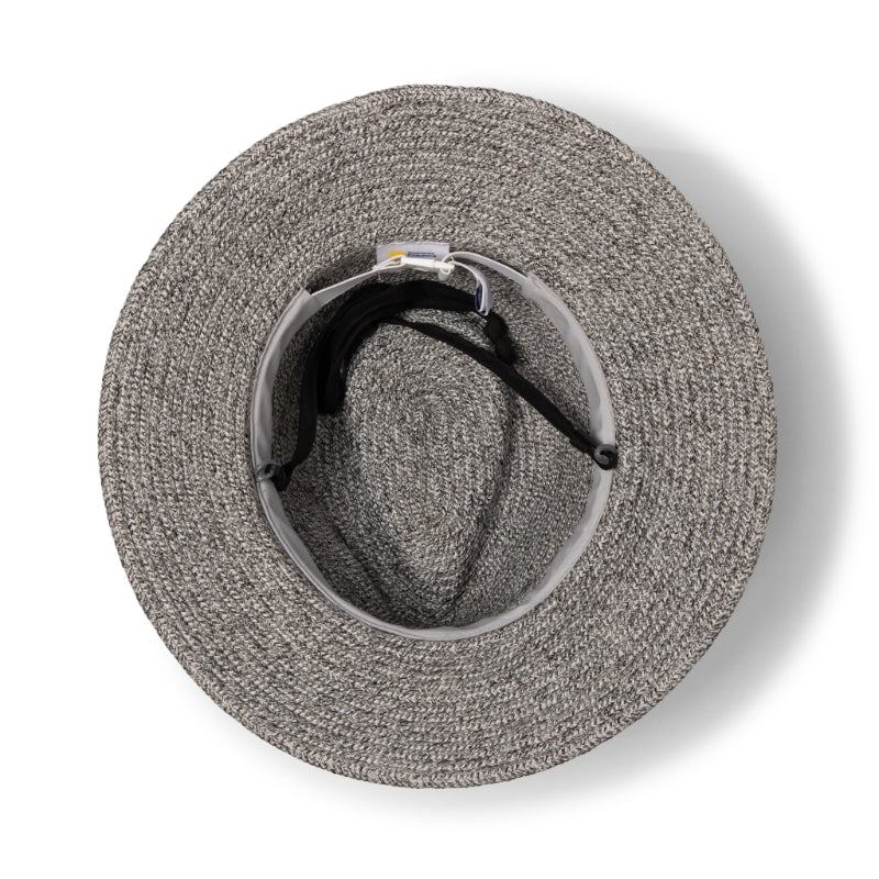 CANCER COUNCIL SUN-SAFE HATS - RM867A AQUHATIC FEDORA - GREY M/L 58CMS