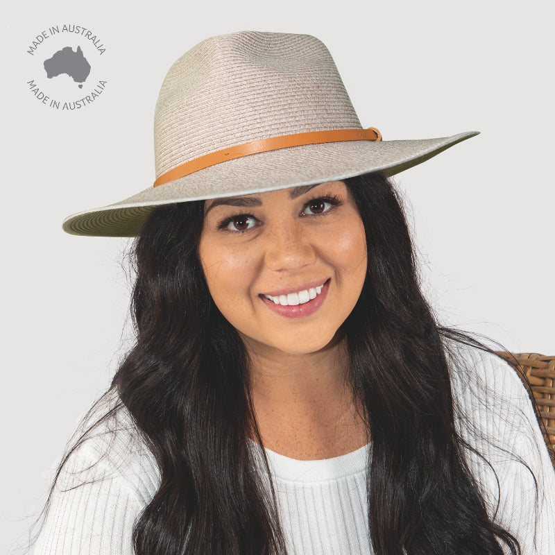 AUSTRALIAN MADE FEDORA AT HAT SHOW