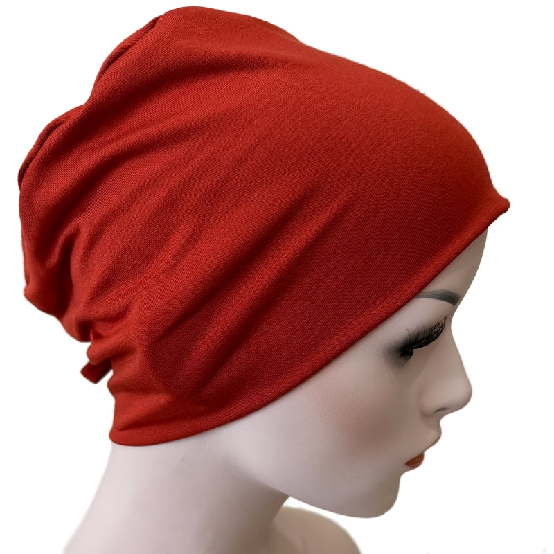 Lined Cap with loop for scarf by Hat Show.