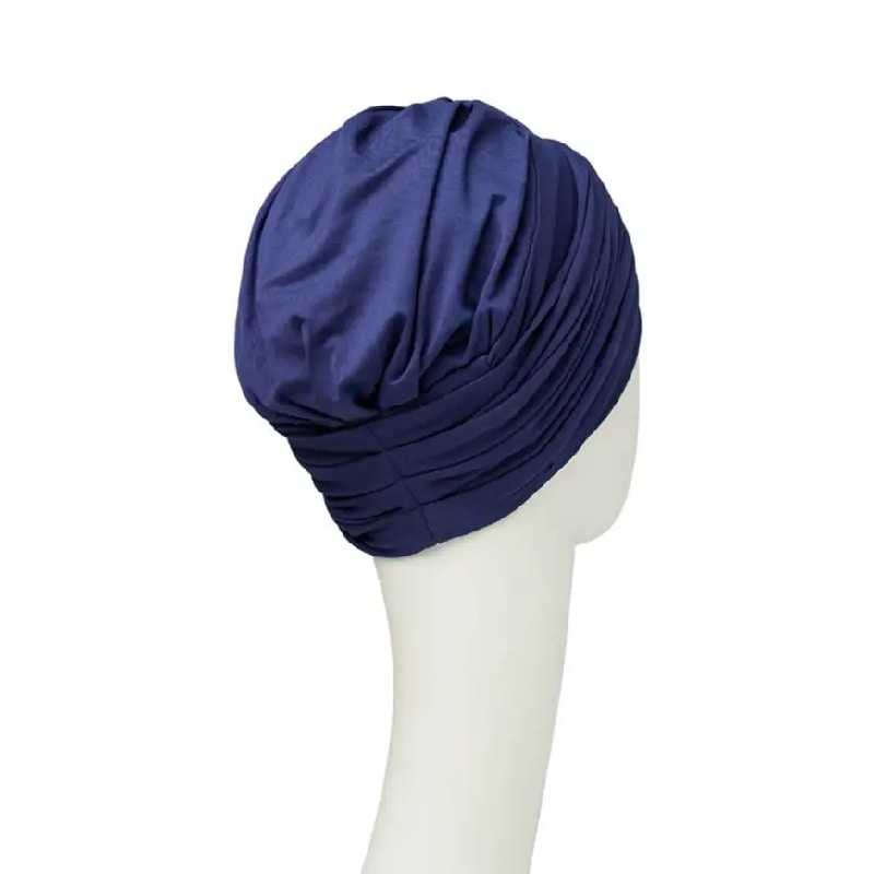 CHRISTINE SHAKTI TURBAN AT HAT SHOW
