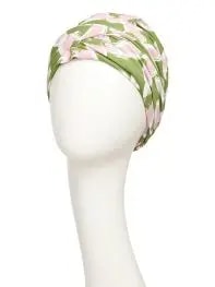107412 - Christine - 3026-4107 HOC SAPPHIRE BOHO TURBAN - LIME GARDEN