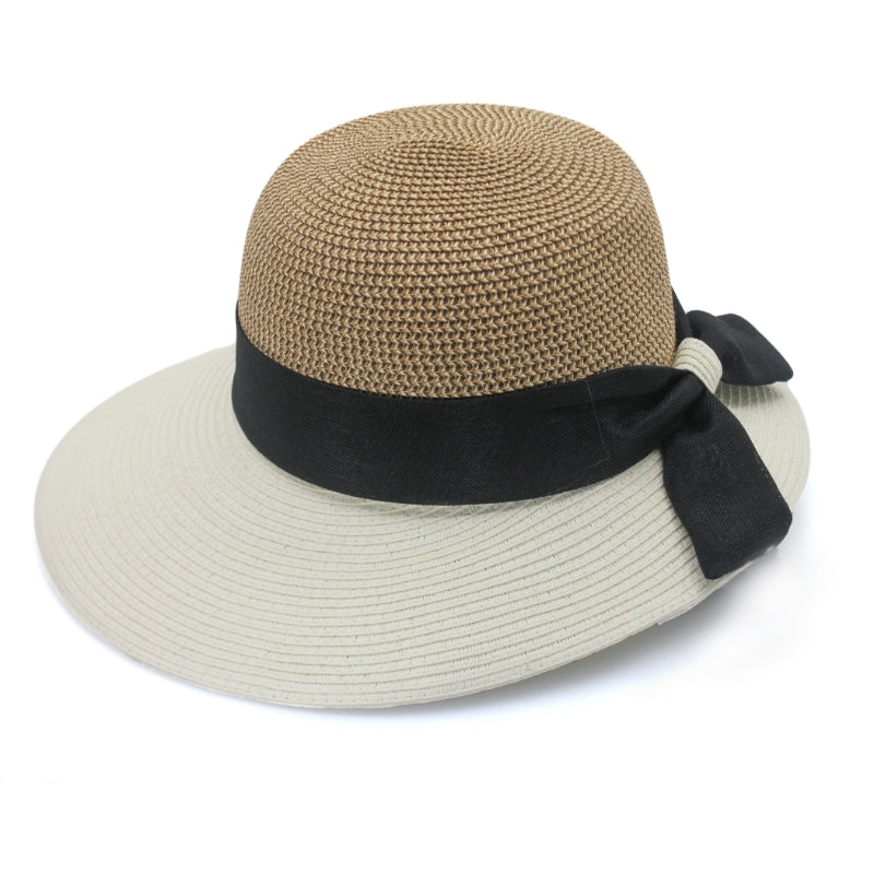 CANCER COUNCIL SUN-SAFE HATS - 32777 - RL853 MIX CAMEL/IVORY 58CM (M/L) - SHIRLEY BUCKET