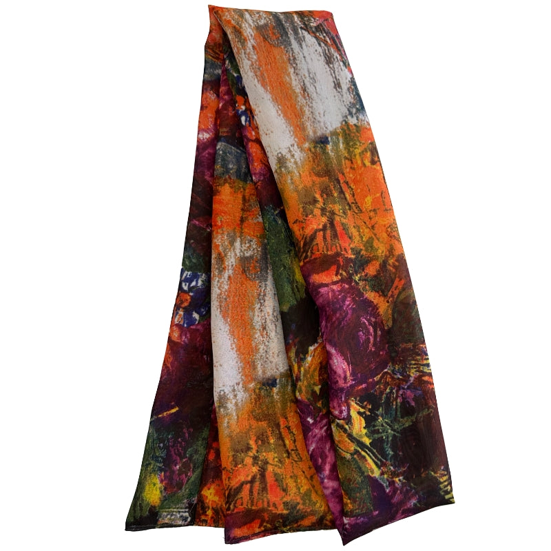 Silky scarf to wear with your chemo hat at Hat Show