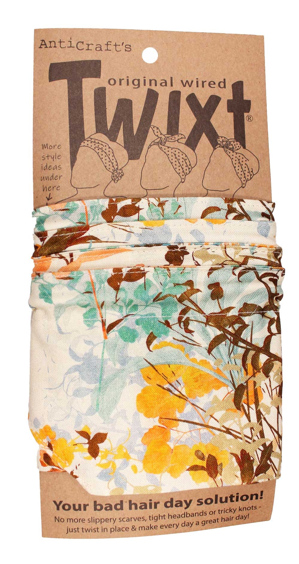 TWIXT Wired Head Wrap - EARTH TONE FLORALS