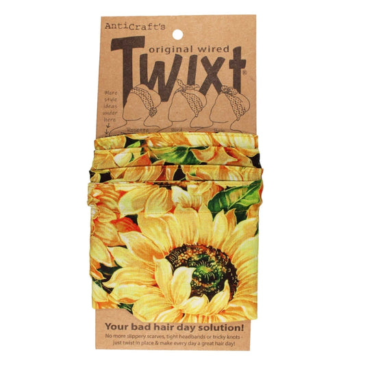 TWIXT Wired Head Wrap - Sunflowers