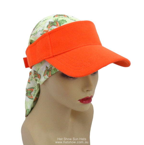 Sun Hats & Visors - Visor Only - Orange