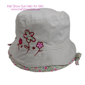 Kids Hats - Sun Hats for Girls -Beige (1009)