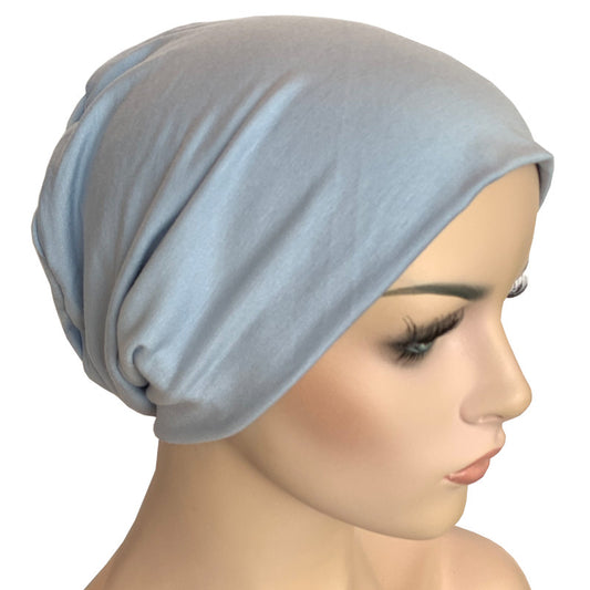 Bamboo Chemo Sleep Cap Chambray Blue