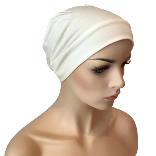 Bamboo Chemo Night Cap Turban - Natural