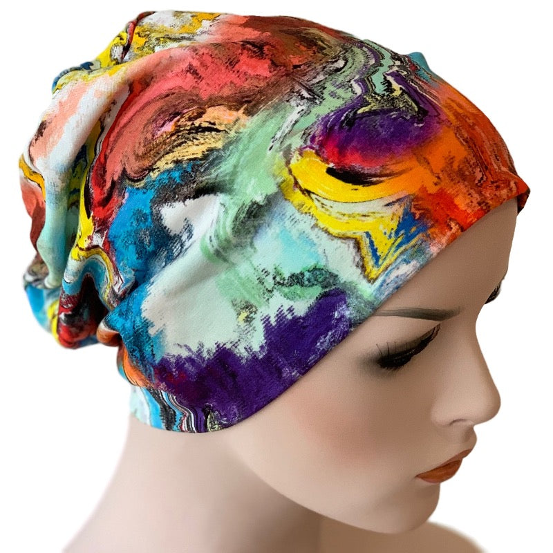 Comfort Stretch Beanies for Chemo Hair Loss