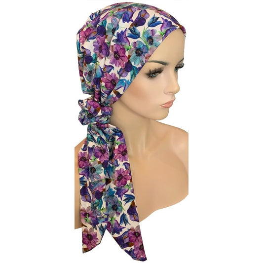 Cotton Cap with Short Ties