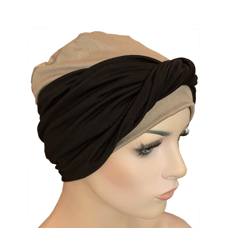 Donna Headband can be worn alone or with chemo headwear.