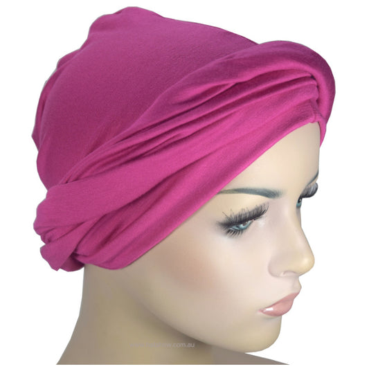 Headwrap Turban - Fuchsia