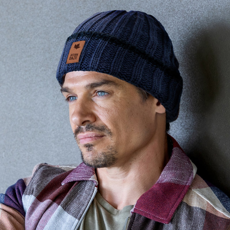 Autumn Daze - Rigon RW040 Mitchell Beanie NAVY