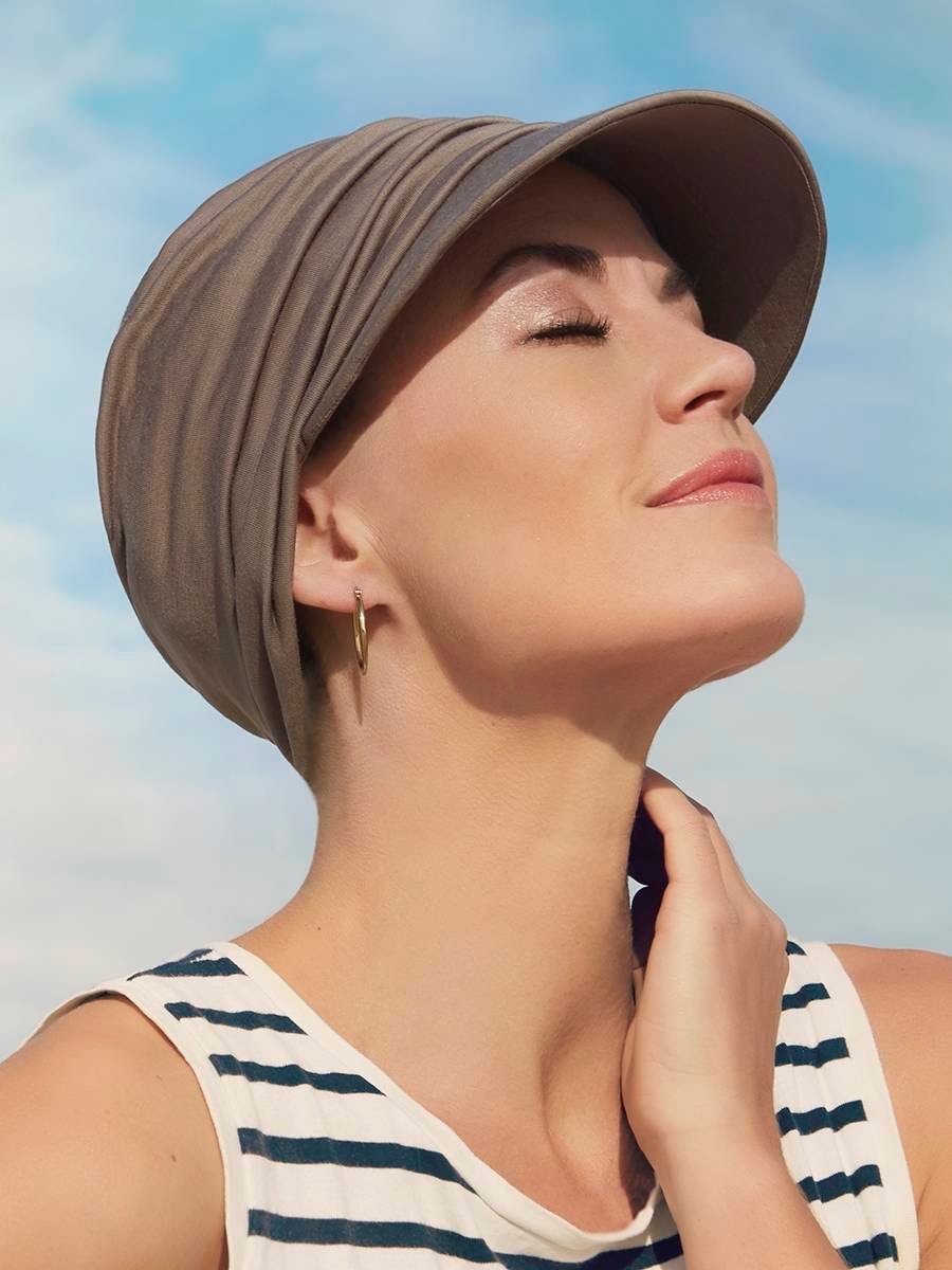 Christine - 1328-0318  B.B.BELLA CAP - SUN - DUSTY BROWN