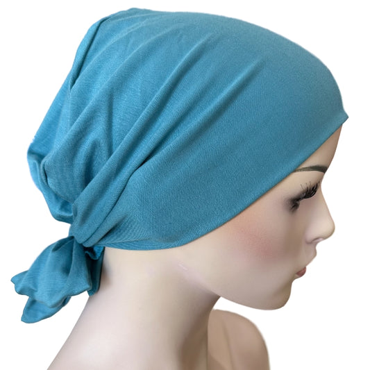 Bamboo Chemo Cap with Short Ties by Hat Show