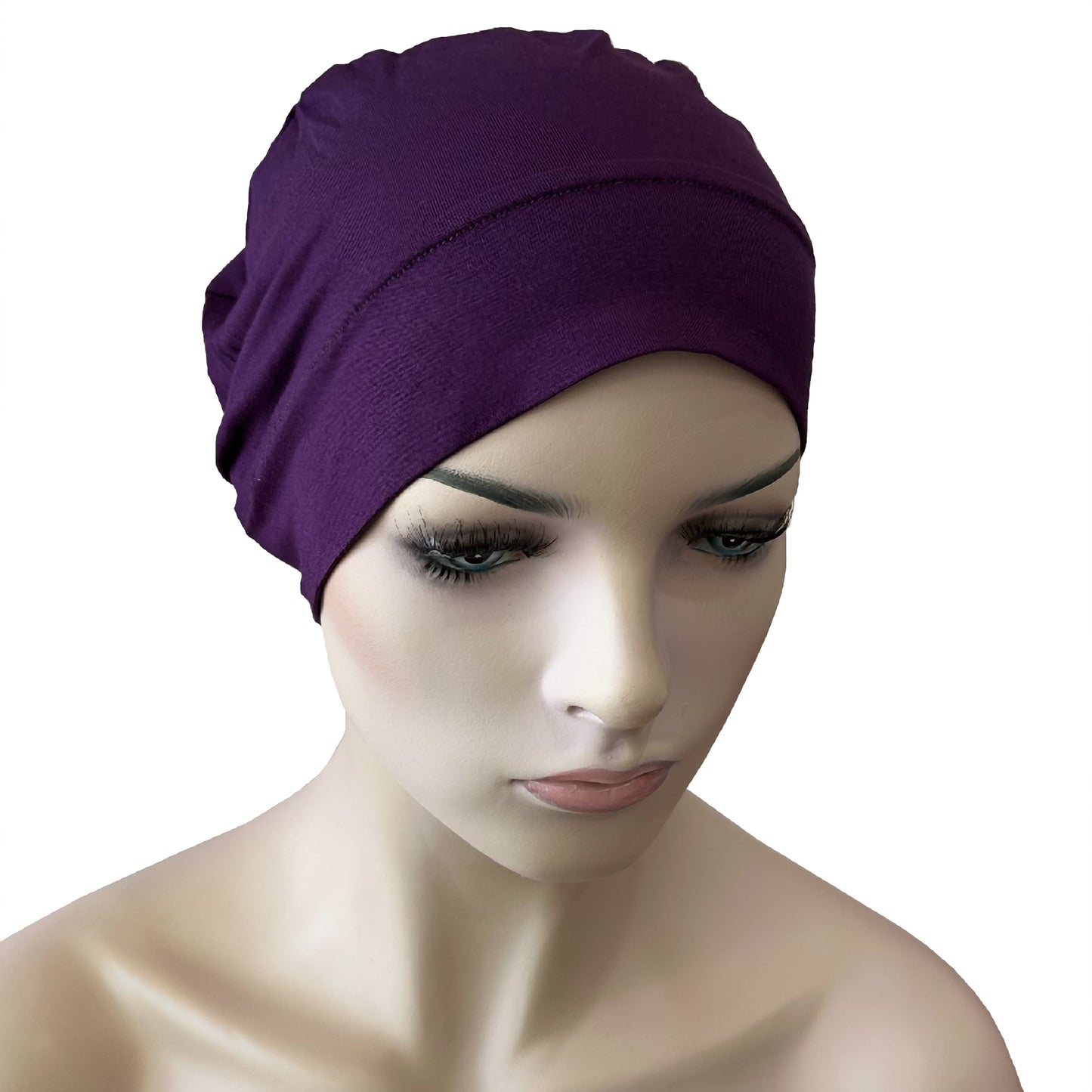 Bamboo Chemo Night Cap - Plum