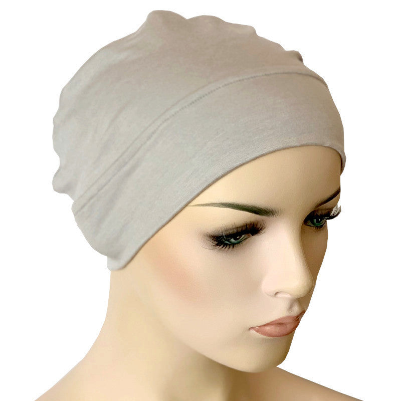 Bamboo Chemo Night Cap - Pewter