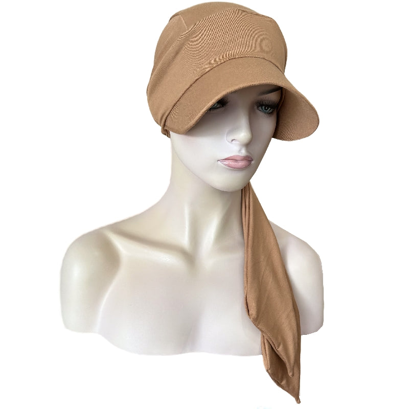 Bamboo Cap with Visor at Hat Show