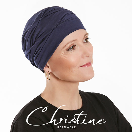 Christine - 7214 - HOC BECCA Turban DARK BLUE - BB BECCA TURBAN