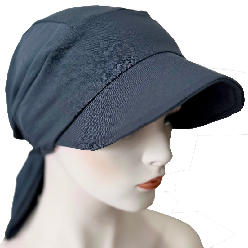 Chemo Cap with Peak by Hat Show