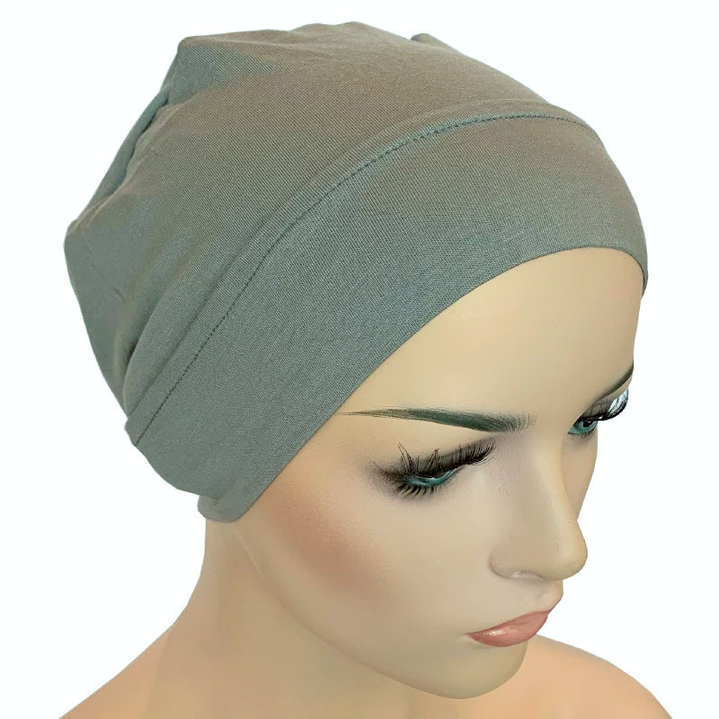 Bamboo Chemo Night Cap - Silver Sage