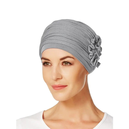 Christine - 105713 -1003-0169 - HocLotus Turban - GREY MELANGE