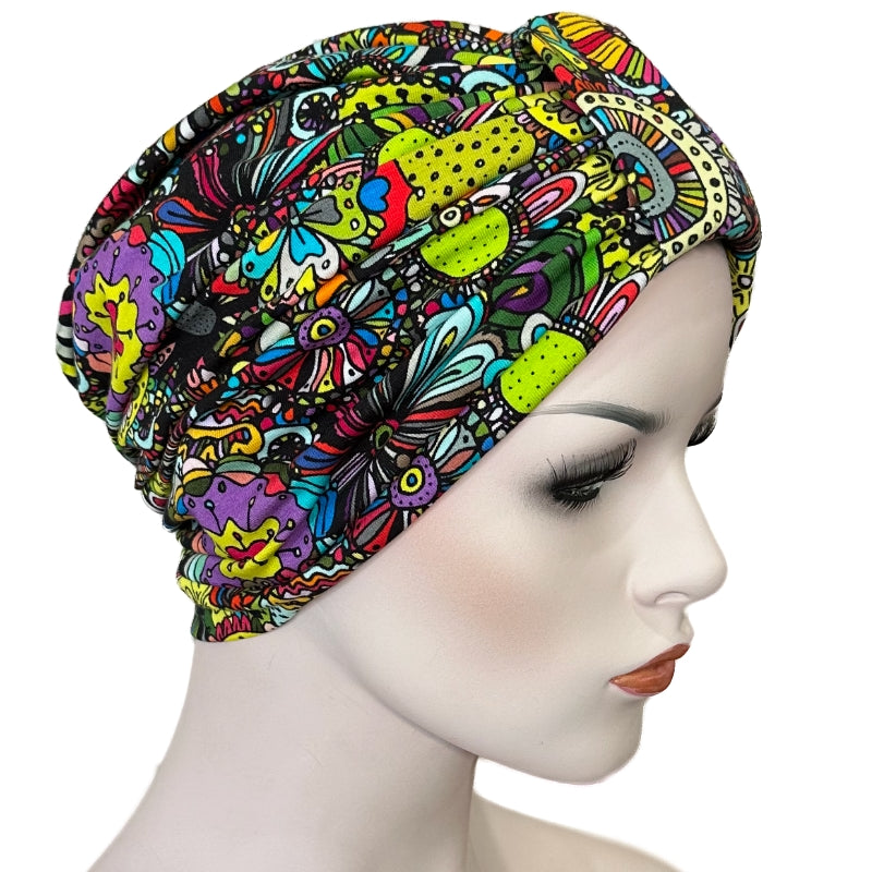 Classic Chemo Turbans - Fashion Prints - Magic Circles