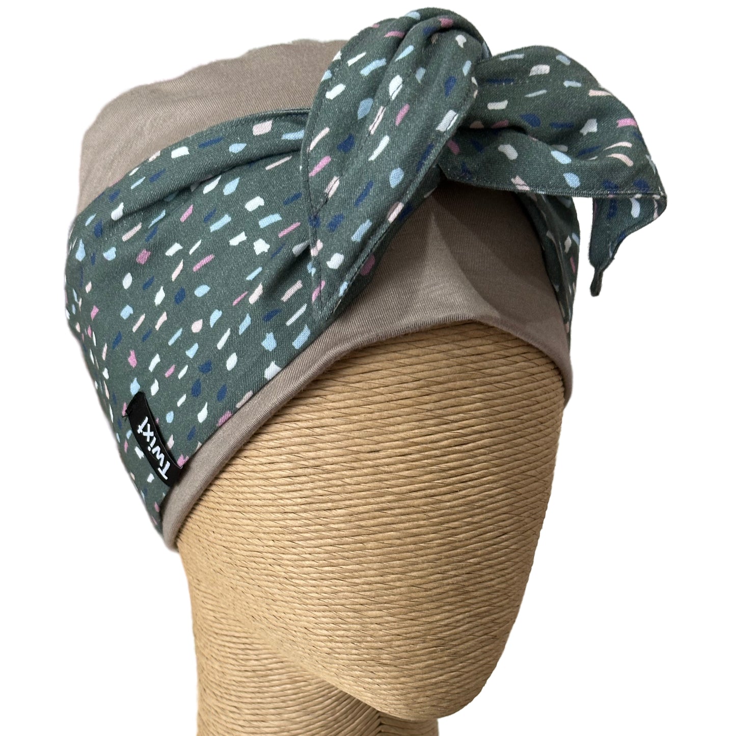Donna Chemo Hat with Loop for Scarf - Bamboo - Charcoal