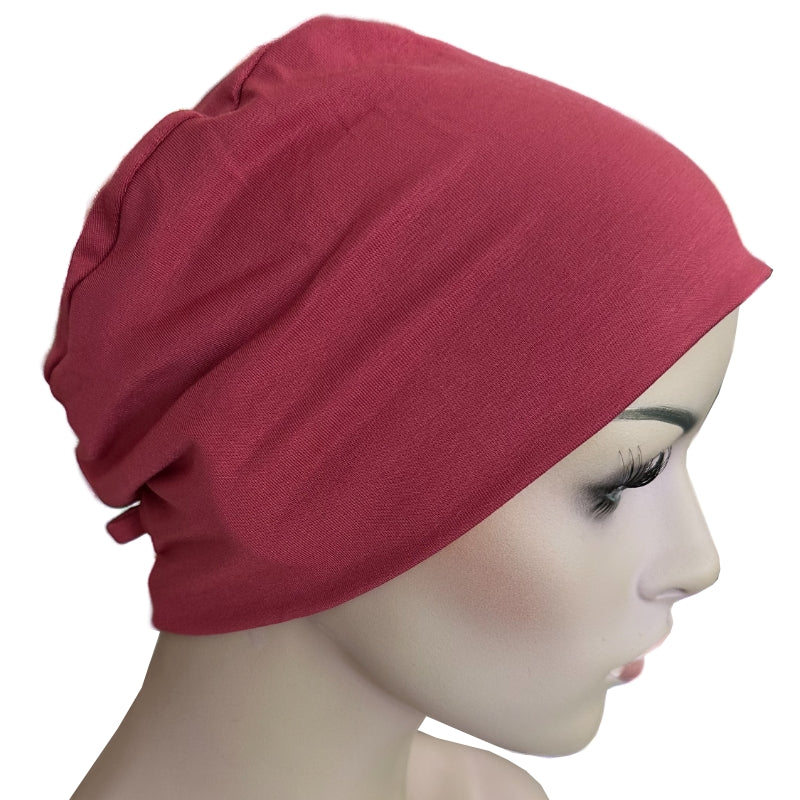 Donna Soft Chemo Hat with Loop for Scarf - Bamboo - Blush