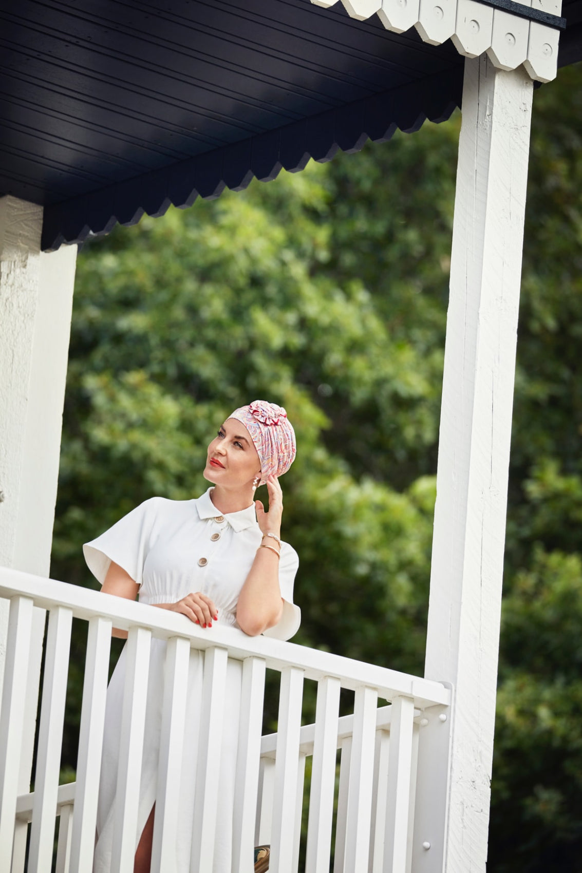 CHRISTINE TURBANS AT HAT SHOW