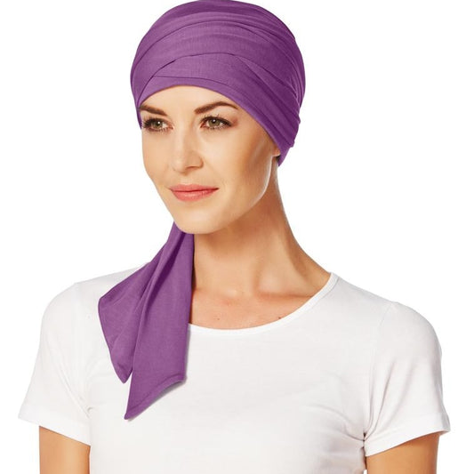 1011-0174 HocMANTRA SCARF - LONG RIBBONS - FUCHSIA