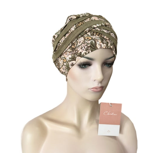 CHRISTINE CHEMO HATS AT HAT SHOW