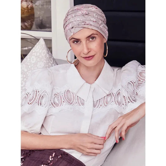 Christine-HOCYOGA TURBAN - LINEN 1570-4024 PROTEA LOVE