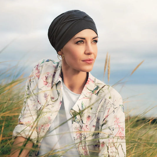 Christine - 1293-0769 B.B. HOC BECCA TURBAN - STEEL GREY