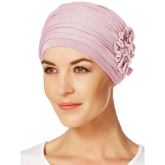 Christine - 106957-1003-0320 - HocLotus Turban - ROSE MELANGE