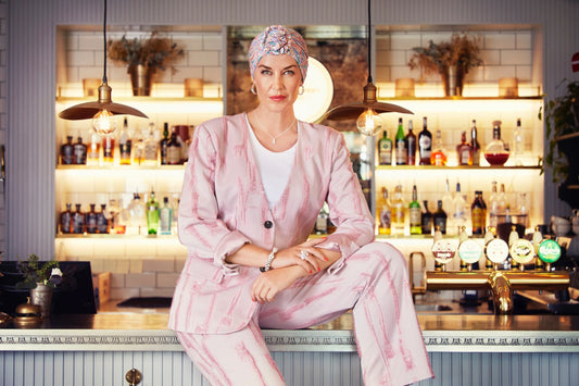 HOC CHRISTINE TURBANS AT HAT SHOW