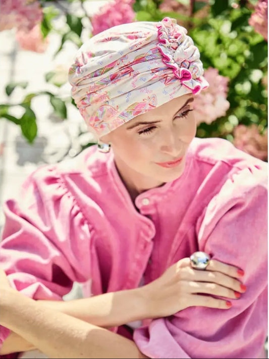 HOC CHRISTINE TURBANS AT HAT SHOW