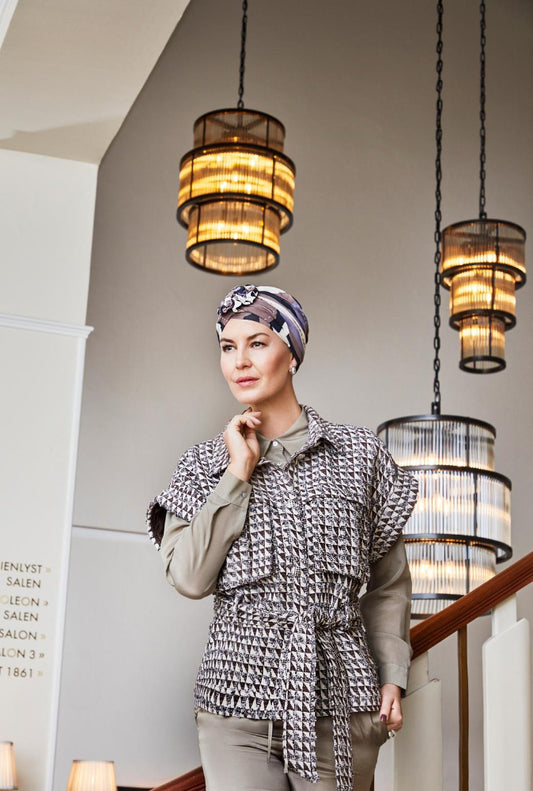 HocCHRISTINE TURBANS AT HAT SHOW