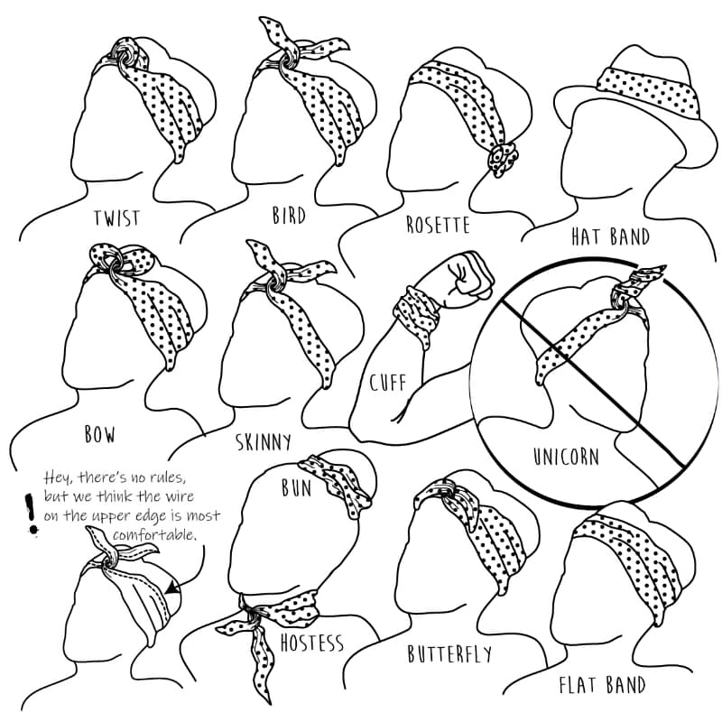 WAYS TO WEAR TWIXT HWIRED HEADBANDS FROM HAT SHOW