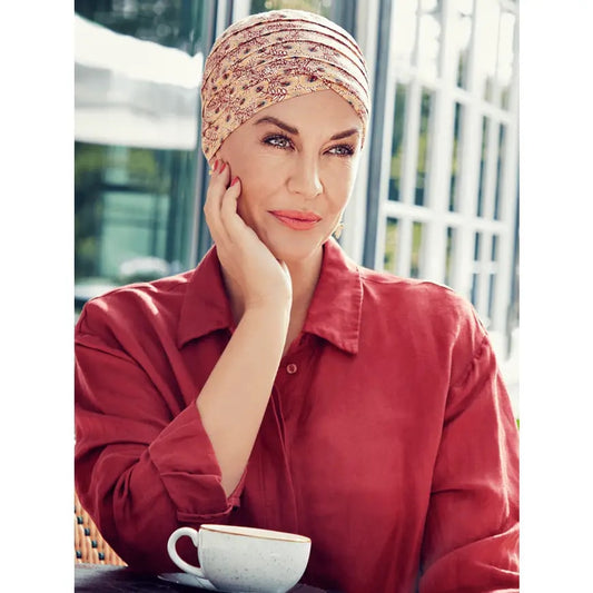 CHRISTINE TURBANS AT HAT SHOW